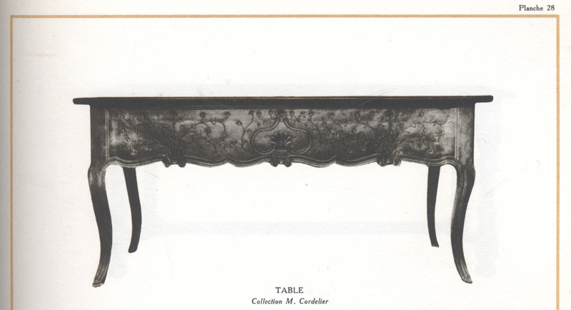 Table rennaise - Les beaux meubles rustiques du vieux Pays de Rennes