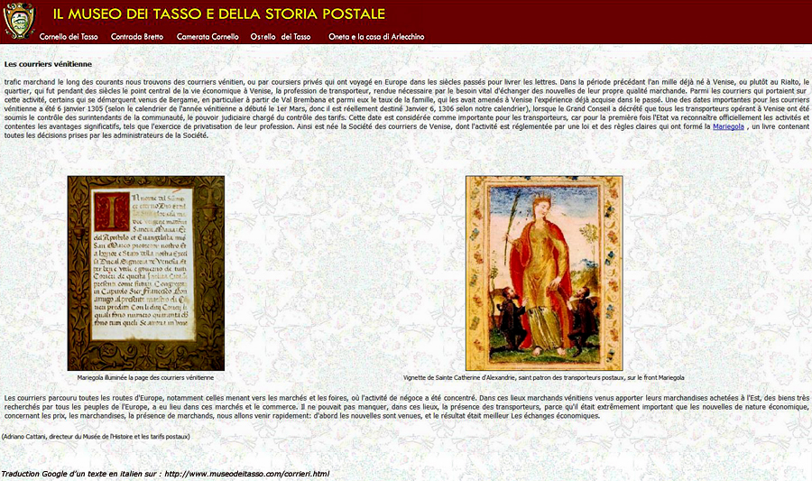 les Tasso et les premiers courriers de Venise en Toscane