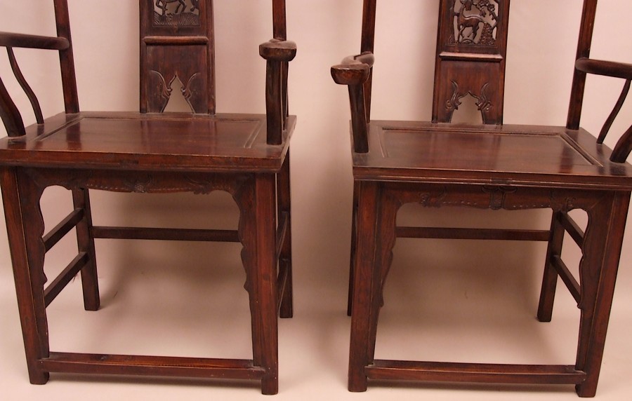 Sièges-mobilier-chinois-traditionnel-province-du-Shanxi-Chine