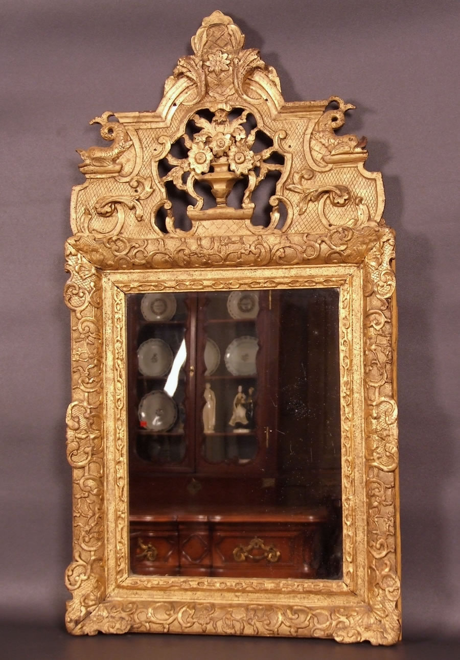 Miroir-Louis-XIV-bois-doré