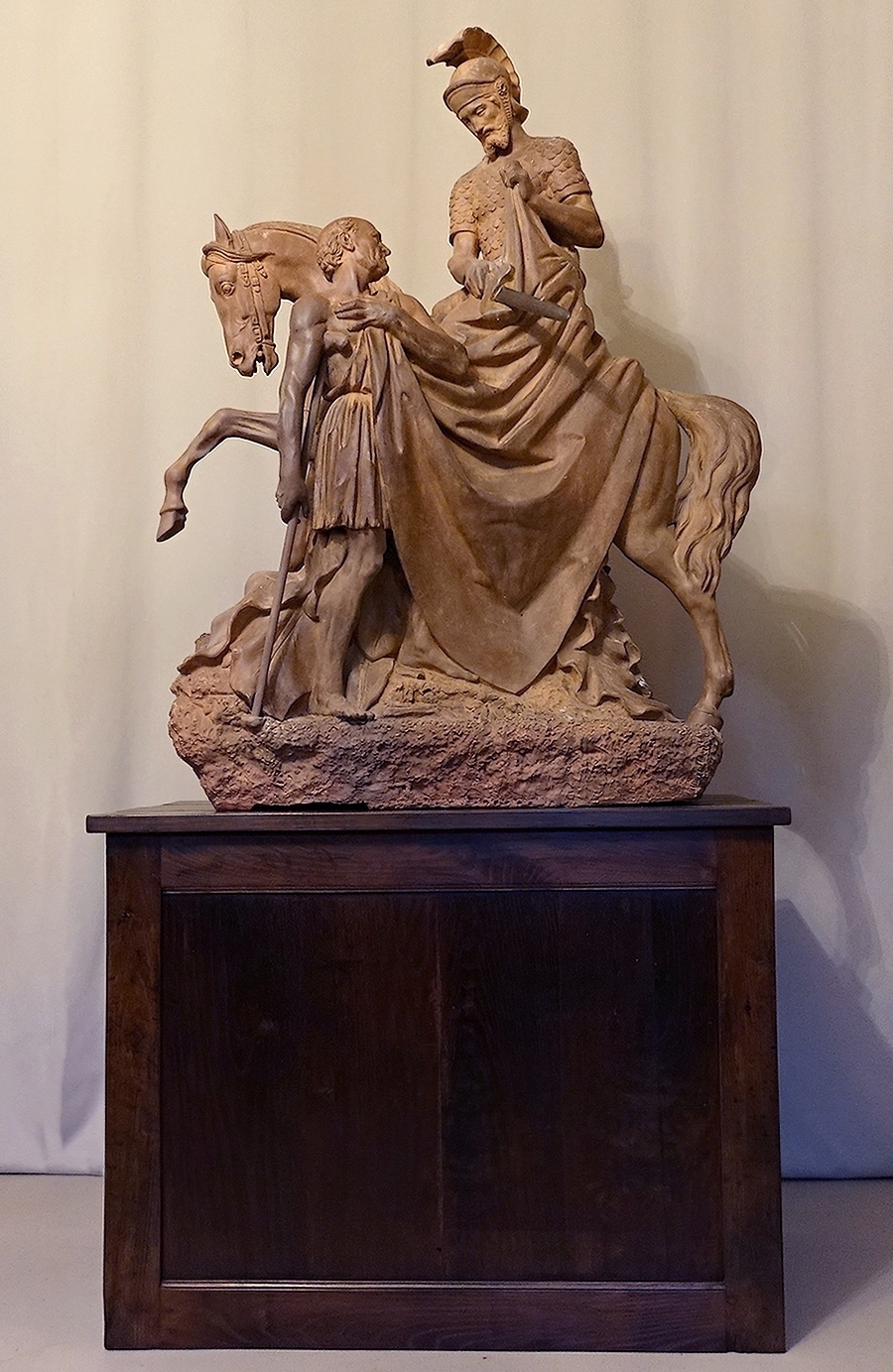 sculpture-équestre-cavalier-romain-Saint-Martin