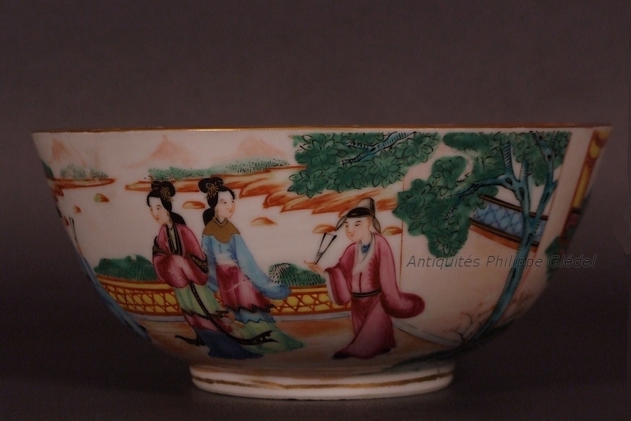 Bol-porcelaine-Chine-decor-au-mandarin