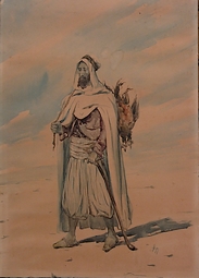 Berbère-aquarelle-Pierre-Cénon-Trigo-Zénon-nantais