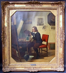 Tableau-flamand-graveur-de-Braekeleer