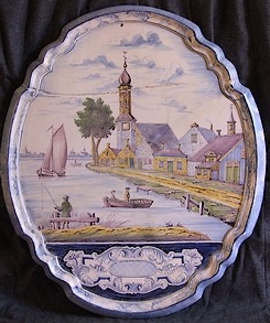 Plaque-faience-Delft-Makkum
