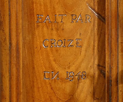 Signature de Jean-Charles Croizé ou Charles II Croizé