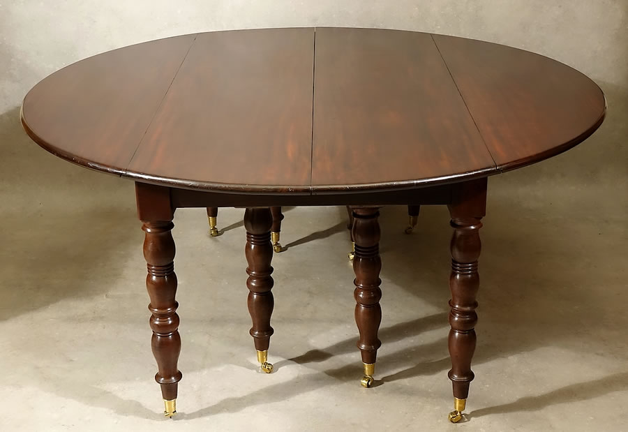 Grande table de banquet Empire à pieds Jacob