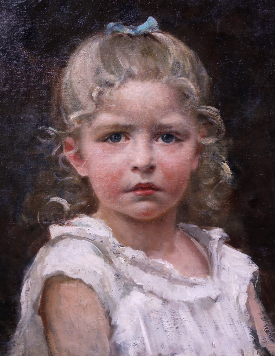 Portrait d'une jeune fille - Enfant boudeuse