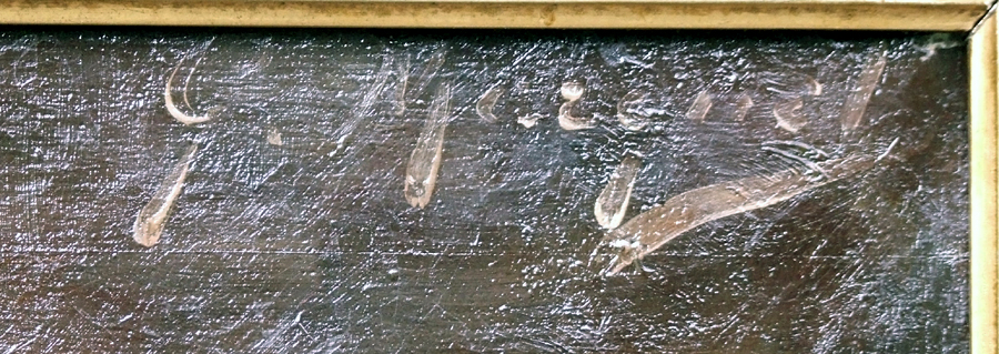 Tableau sign Gaston Marquet - Huile sur toile