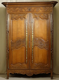 Normandy-carved-oak-wedding-armoire