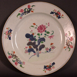 Chinese-export-tobacco-leaf-plate 