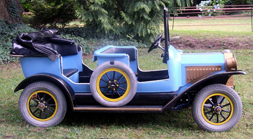 Petite-voiture-pour-enfant-a-moteur-thermique-1/2-tacot-ancien-Ford-modele-T-1908