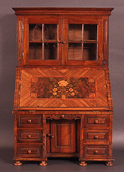Miniature-walnut-inlaid-desk-cabinet