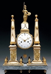 Pendule-portique-Minerve-guerrière-Mouvement-de-Roque-Paris-Epoque-Louis-XVI