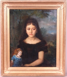 Tableau-portrait-Adrien-Moreau-Jeune-fille