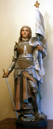 Grande-statue-de-Jeanne-d-arc-signe-Puccini-fils-Toulouse