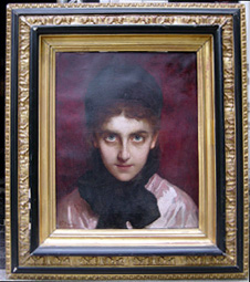 Portrait-orientaliste-jeune-fille-juive-par-Henriette-Browne