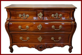 Commode bordelaise représentant la rubrique mobilier régional