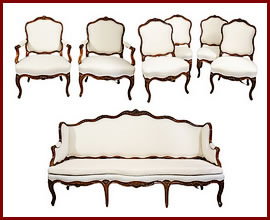 Mobilier de salon Pierre Nogaret représentant les nouveautés